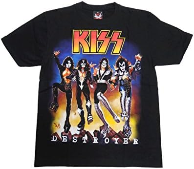 KISS キッス バンドTシャツ 両面 RED ROCK OF THE ロック Amazon | [ホット ロック] KISS キッス バンドTシャツ 013 (M